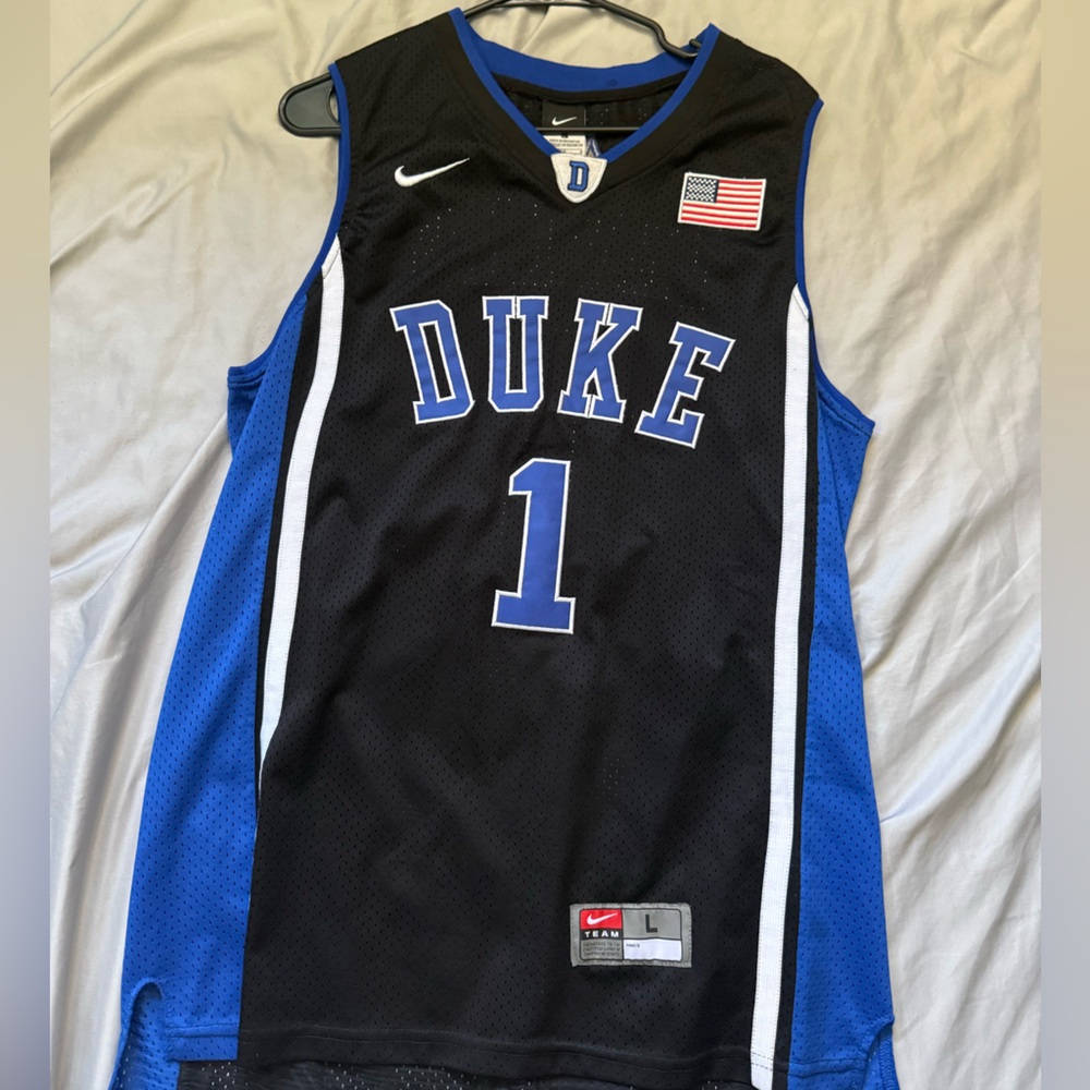 Nike Blue and Black Basketball Jersey for Games